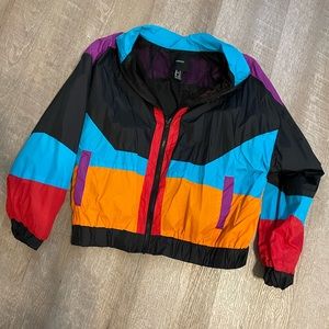 Multi Color block windbreaker